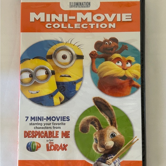 7 Mini-Movie Collection Disney Despicable Me, HOP & Dr. Seuss The Lorax DVD 2014 - Picture 5 of 5